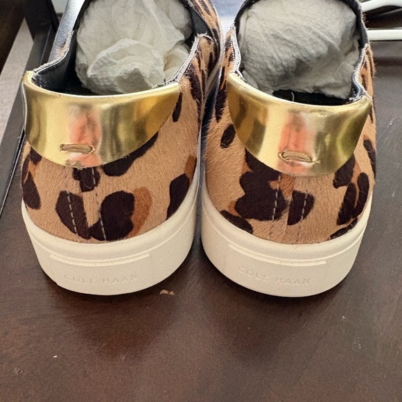 Cole Haan Women's W17775 - Grndpro Spctr2.0Slon Jaguar Haircalf-Gold size 6 - Picture 4 of 6